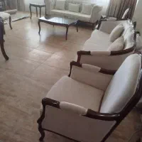 مبل ۸ نفره به همراه نهارخوری ۶ نفره نو