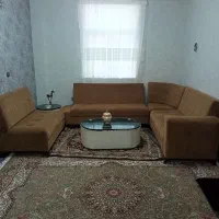 مبل ال درحد صفر همراه جلومبلی  قیمت مناسب|مبلمان خانگی و میز عسلی|مهاباد (آذربایجان غربی), |دیوار