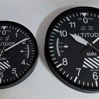 ساعت دیواری طرح نشانگر ارتفاع کابین خلبان