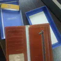 کیف پول چرم اصل سفارشی بانک مسکن