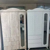 کمد سه درب کاج و سفید ممبران چک 8ماه