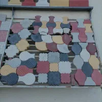 تولید موزاییک پلیمری سه سانت و جدول رنگی|عمدهفروشی|بلوک, |دیوار