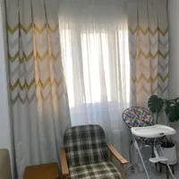 پرده پذیرایی با زیر پرده و دو پرده اتاقی