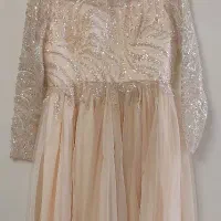 پیراهن مجلسی کار شده