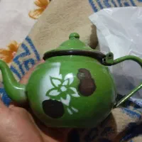 قوری لعابی قدیمی مارک دار