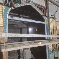 آجرنما سنگ شومینه وباربیکیوسنتی