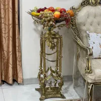 میوه خوری زمینی برنز و گلدان بزرگ برنز|صنایع دستی و سایر لوازم تزئینی|تهران, یافت آباد جنوبی|دیوار