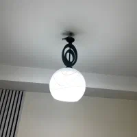 لوستر چوبی در حد نو|لوستر و چراغ آویز|سنندج, |دیوار