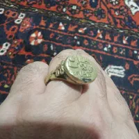 انگشتر خطی برنجی|جواهرات|اهر, |دیوار