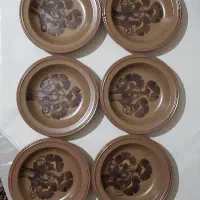 ۶بشقاب قدیمی +۲ دیس شیرینی خوری