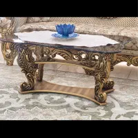 مبلمان سلطنتی استیل چوب راش منبت زیبا ورق طلا|مبلمان خانگی و میز عسلی|تهران, چیتگر شمالی|دیوار