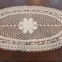 رومیزی جلو مبلی و دو عدد عسلی ابریشمی نو|پرده، رانر، رومیزی|تهران, جردن|دیوار