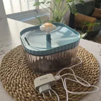 ظرف آب حیوانات برقی طرح گل بابوبه