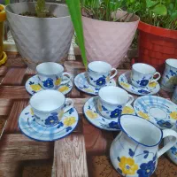 چینی گل پنبه ای|ظروف سرو و پذیرایی|خمینی‌شهر, |دیوار