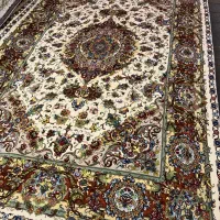 فرش جفت ۶ متری تبریز خطیبی ابریشم