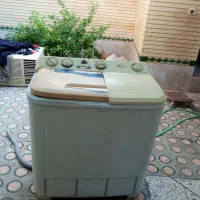 لباسشویی دوقلو ۹ کیلو مارک کداک سالم|ماشین لباسشویی و خشککن لباس|بندرعباس, |دیوار