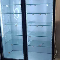 یخچال ایستاده دو درب فروشگاهی