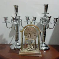 ست شمعدان و ساعت