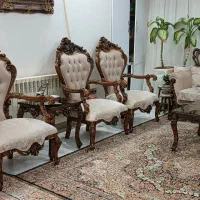 مبل ۷ نفره با میزنهارخوری ۶-۴ نفره|مبلمان خانگی و میز عسلی|باقرشهر, |دیوار