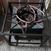 گاز غذا پزی به همراه پایه آهنی