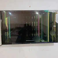 تلوزیون 43اینچ صفحه شکسته