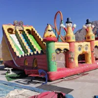 تعمیر وسایل بادی شهربازی در محل