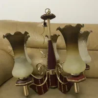 لوستر ۵ شعله تایوانی، در حد نو|لوستر و چراغ آویز|تهران, نیروی دریایی|دیوار