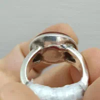 انگشتر نقره خط استاد ضابطی ۱۴ معصوم|جواهرات|خرم‌آباد, |دیوار