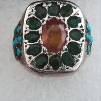 جواهر فاخر و زیبا  زمرد یاقوت وفیروزه