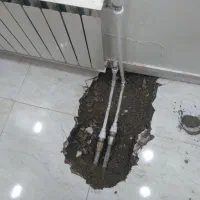 تشخیص ترکیدگی لوله با دستگاه. رفع نم