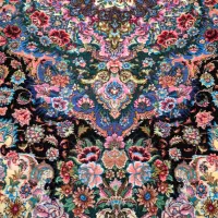 فرش سالاری زمینه سبز ابی|فرش|تبریز, |دیوار