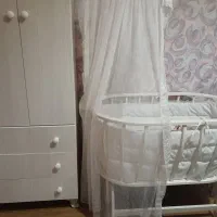 تخت نوزاد کنر تخت مادر|اسباب و اثاث بچه|دورود, |دیوار