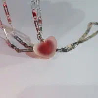 گردنبند قلب قرمز