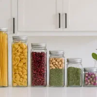 شیشه های مکارتی و حبوبات