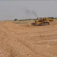 تسطیح زمین کارخانه شهرک صنعتی سوله کشاورزی جاده
