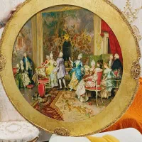 تابلو ورق طلا