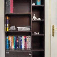 کمد، کتابخانه، قفسه چوبی در حد نو