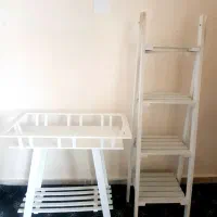 شلفِ عروسک،گلدان،دکوری