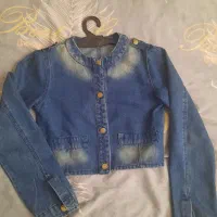 کت کراپ جین کاملا سالم  به همراه بلوز دخترانه