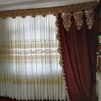 پرده پذیرایی با کلیه متعلقات