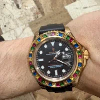 ساعت رولکس یاخ مستر نگین دار اتومات