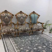مبل استیل هفت نفره با نهار خوری