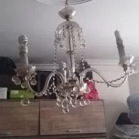 لوستر کریستال قدیمی و دیوارکوب