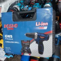 دریل شارژی ۱۸ ولت بوش ۲ باطری با جعبه ابزار|ماشینآلات صنعتی|شیراز, بازار|دیوار