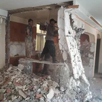 تخریب باسازی جوشکارآهنگردیوارگچی پنل تخریبکار