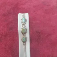 دستبند نقره فیروزه
