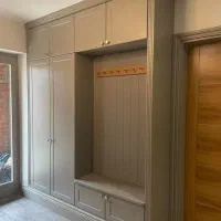 دکوراسیون کابینت کمد دیواری انزو ممبران هایگلاس
