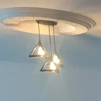 لوستر مشکی فلزی|لوستر و چراغ آویز|مشهد, وکیلآباد|دیوار