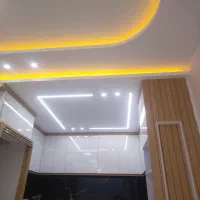 کناف تایل پی وی سی رنگ و بتونه ساختمان