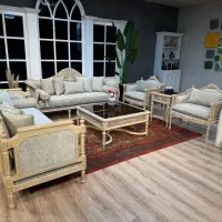 مبل تمام چوب کلاسیک دنیز  کلاف اصلی ملایر